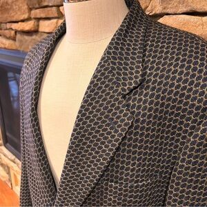 Stylish Zanetti Black and Gold men’s Blazer
